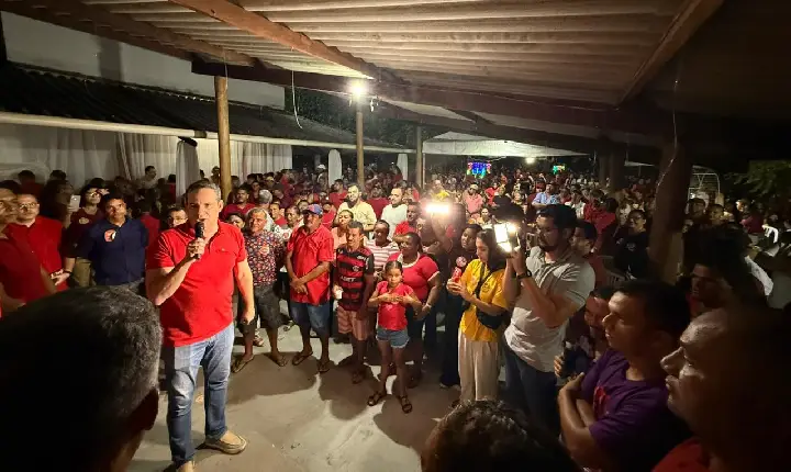Cadu de Lula é recebido por mais de mil pessoas em evento na cidade de Canguaretama