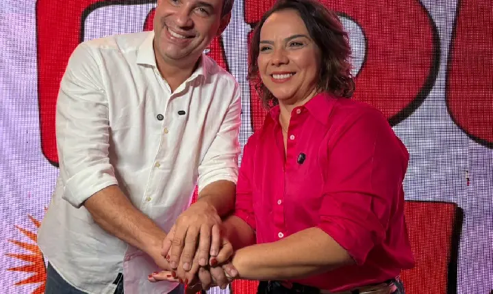 Larissa é confirmada como vice de Cadu