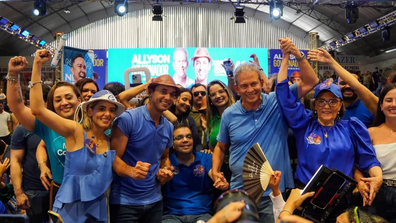 Multidão de todas as regiões do Estado lota Convenção de Allyson Governador do RN