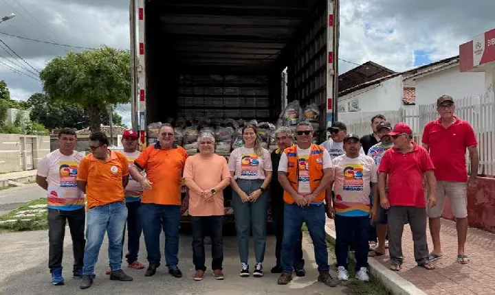 PREFEITURA DE GOVERNADOR DIX-SEPT ROSADO E GOVERNO FEDERAL DISTRIBUEM MAIS DE 21 TONELADAS DE ALIMENTOS À POPULAÇÃO