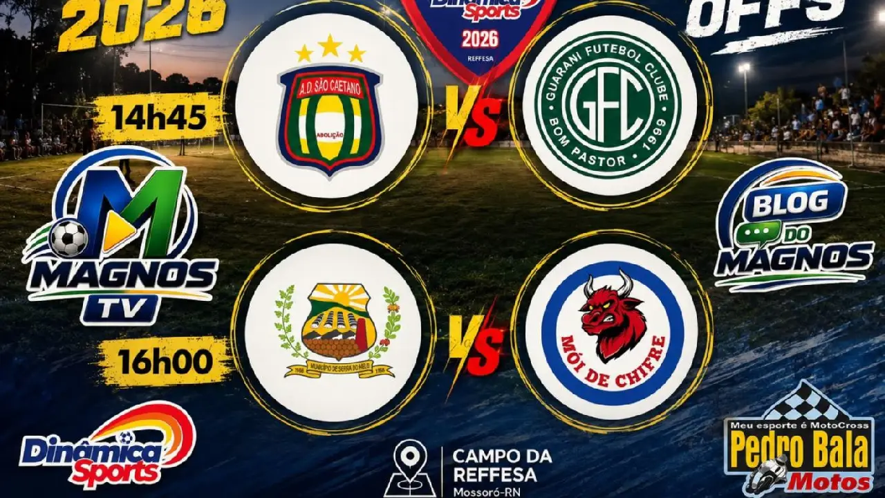 Últimas vagas das quartas de final da Copa Dinâmica Sports serão decididas neste sábado (25)