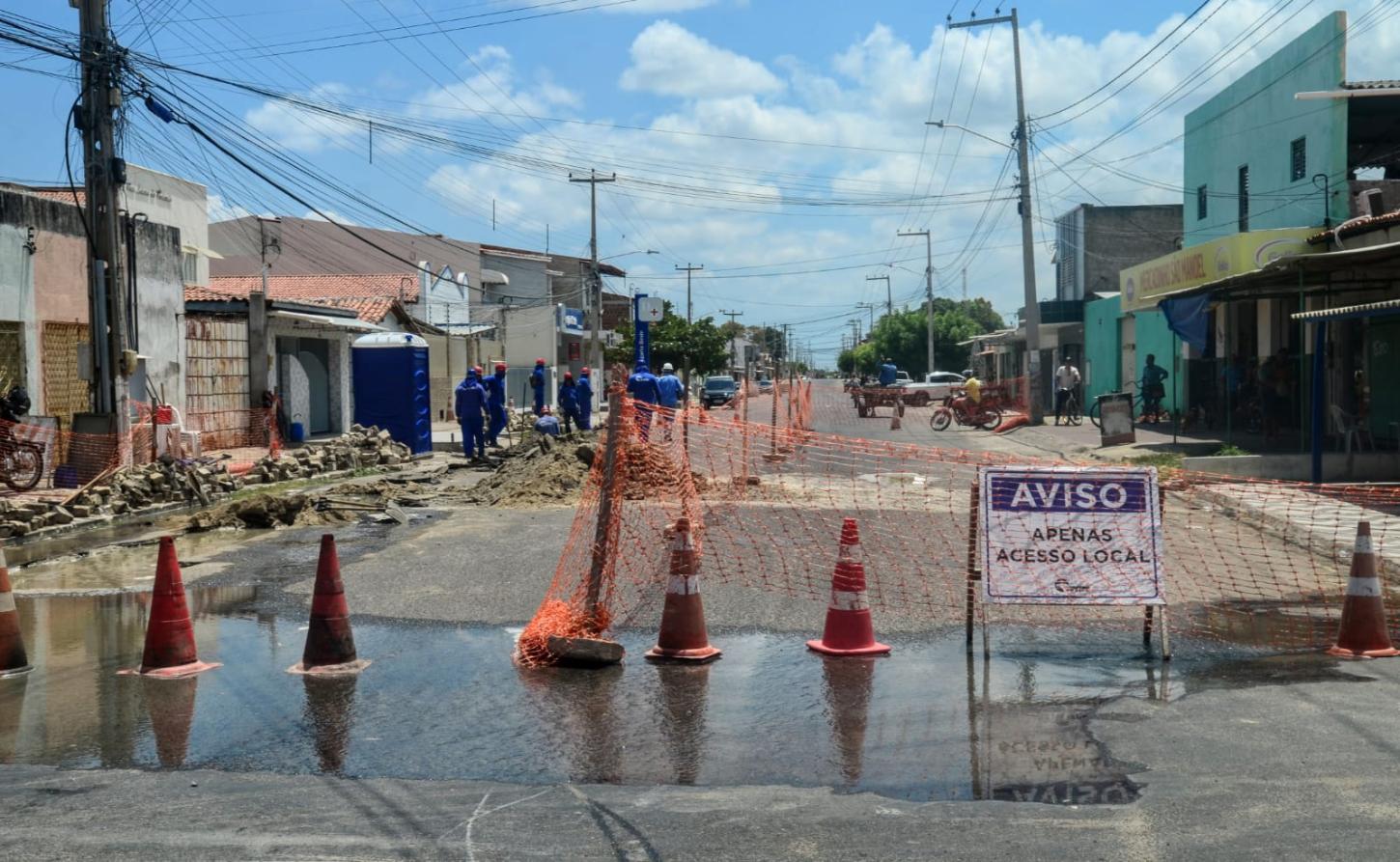 Prefeitura inicia obra de saneamento básico na avenida Alberto Maranhão por meio do programa “Mossoró Realiza”