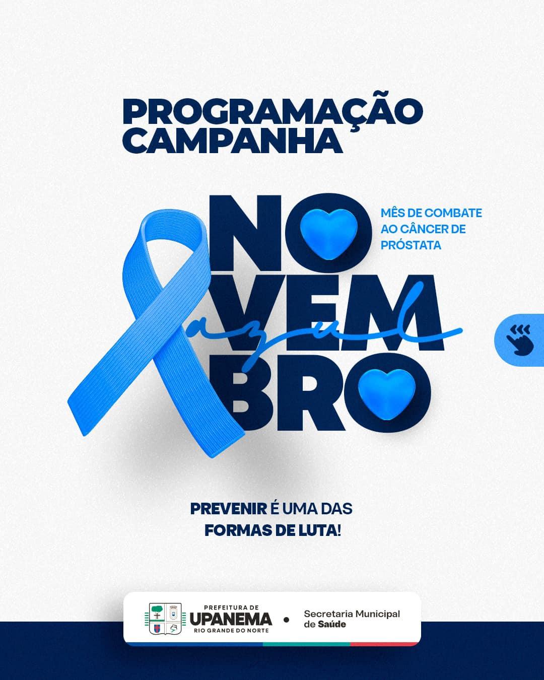Corrida abre programação da campanha Novembro Azul em Upanema neste domingo (19)