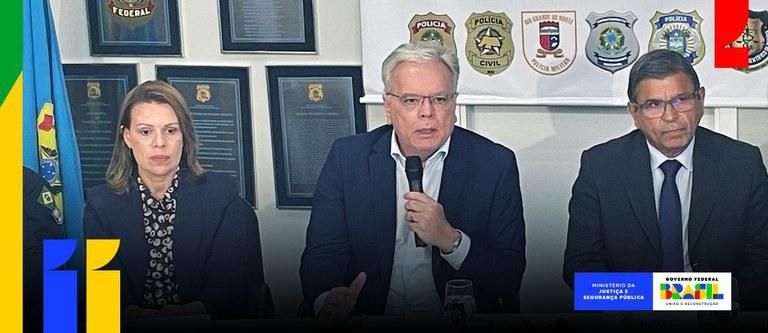 Gabinete de crise é criado com PF, PRF e segurança estadual após fuga no presídio federal de Mossoró