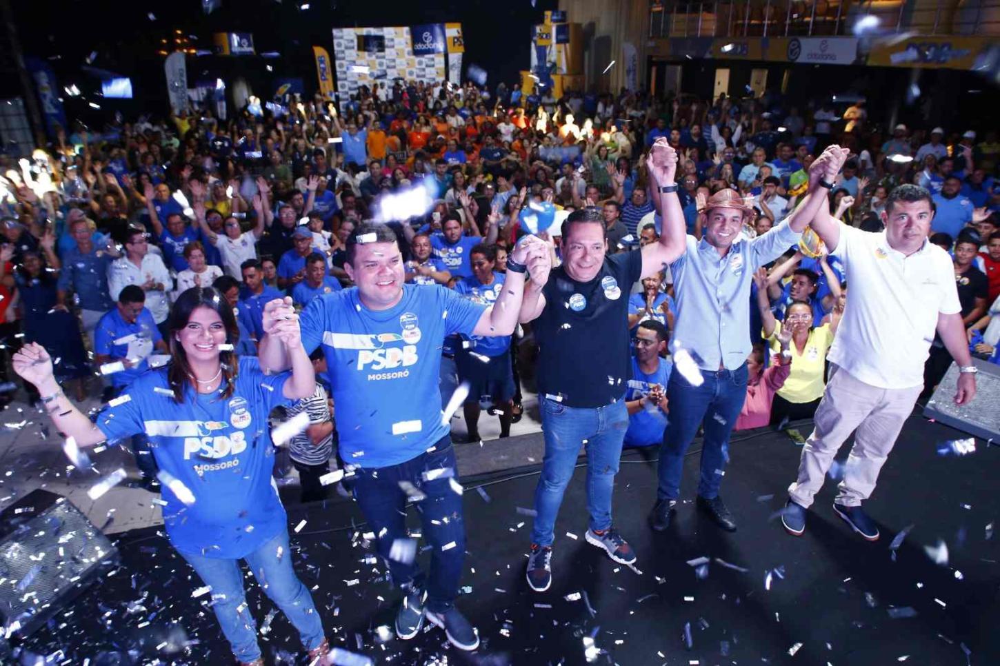 Em lançamento de nominata de Federação, Lawrence se coloca como pré-candidato à reeleição
