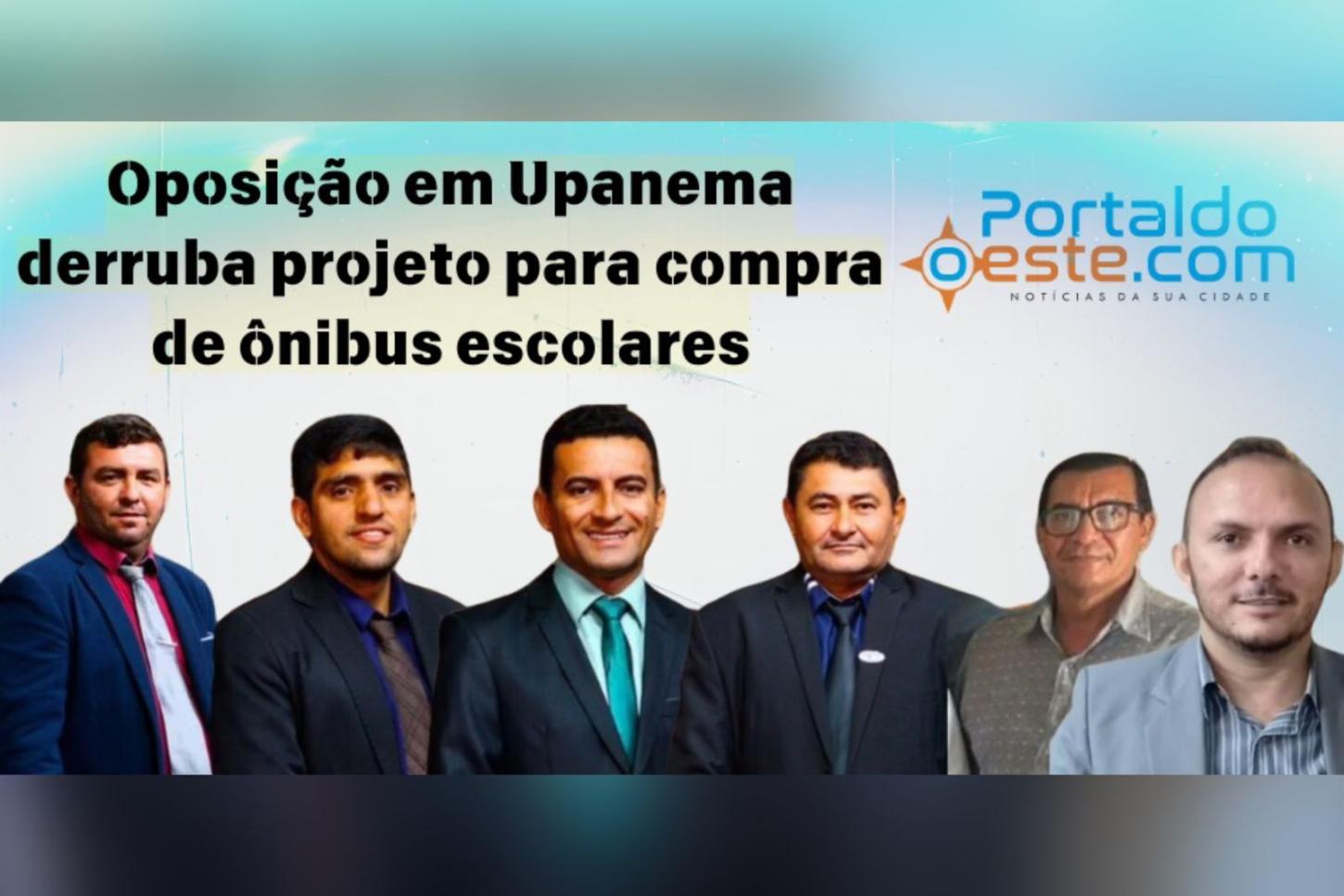 Oposição em Upanema derruba projeto para compra de ônibus escolares