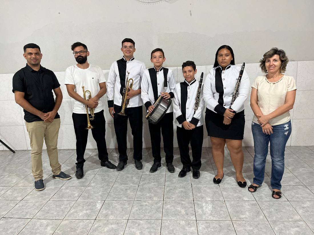Cinco integrantes da Banda Filarmônica de Upanema são aprovados para o Conservatório de Música da UERN