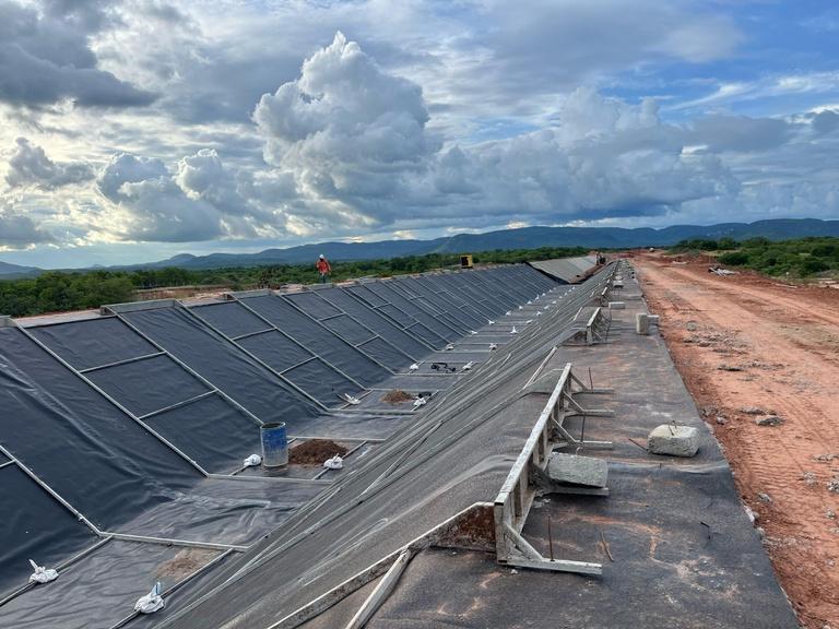 Obras do Ramal do Apodi chegam a 72% de conclusão