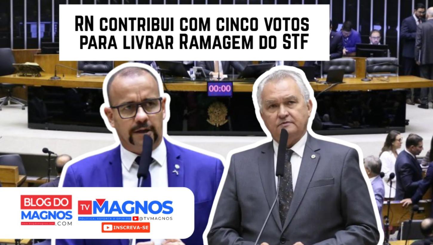 RN contribui com cinco votos para livrar Ramagem do STF