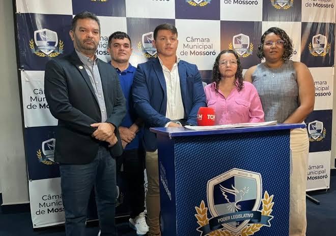 Vereadores protocolam pedido de CEI da “Matemática de Mossoró” para investigar Allyson