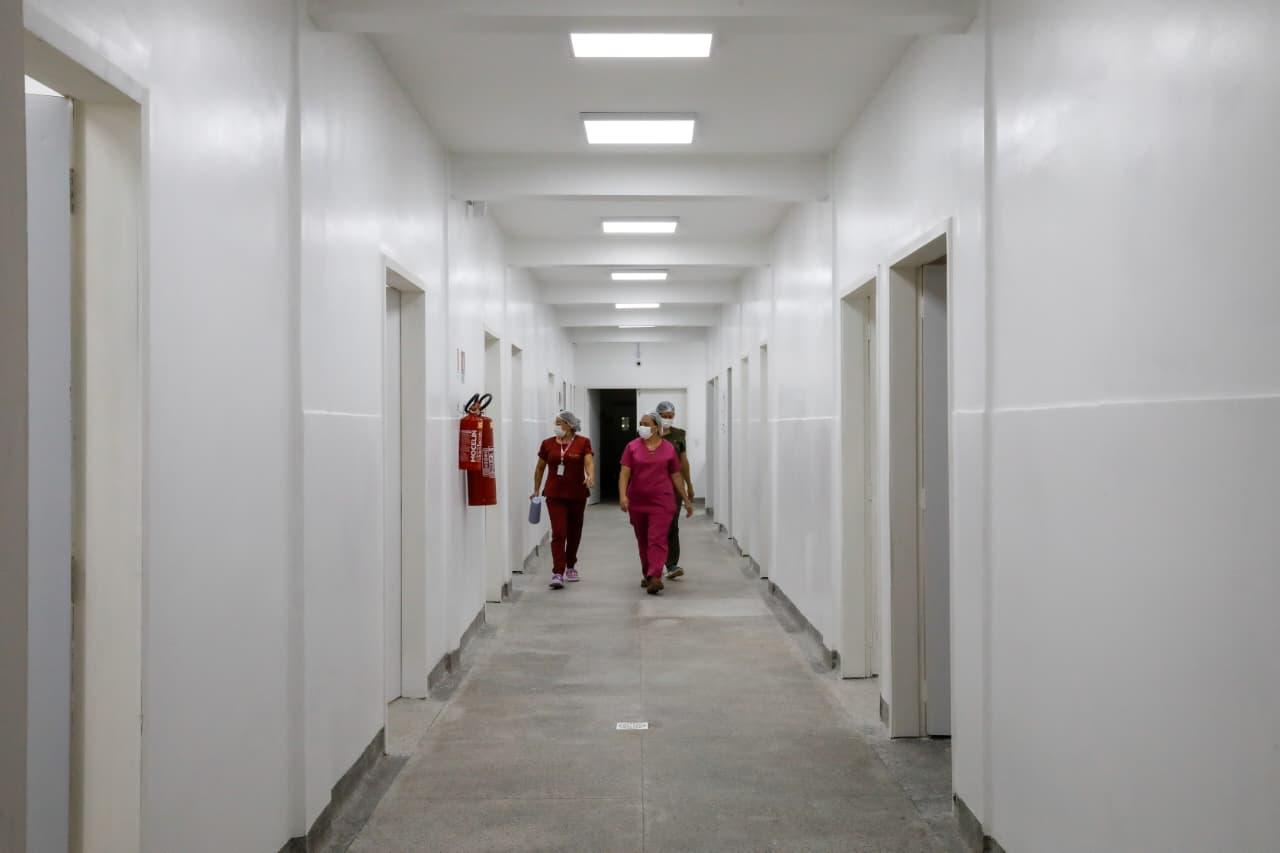 Obras do setor de enfermaria do Hospital Tarcísio Maia estão concluídas