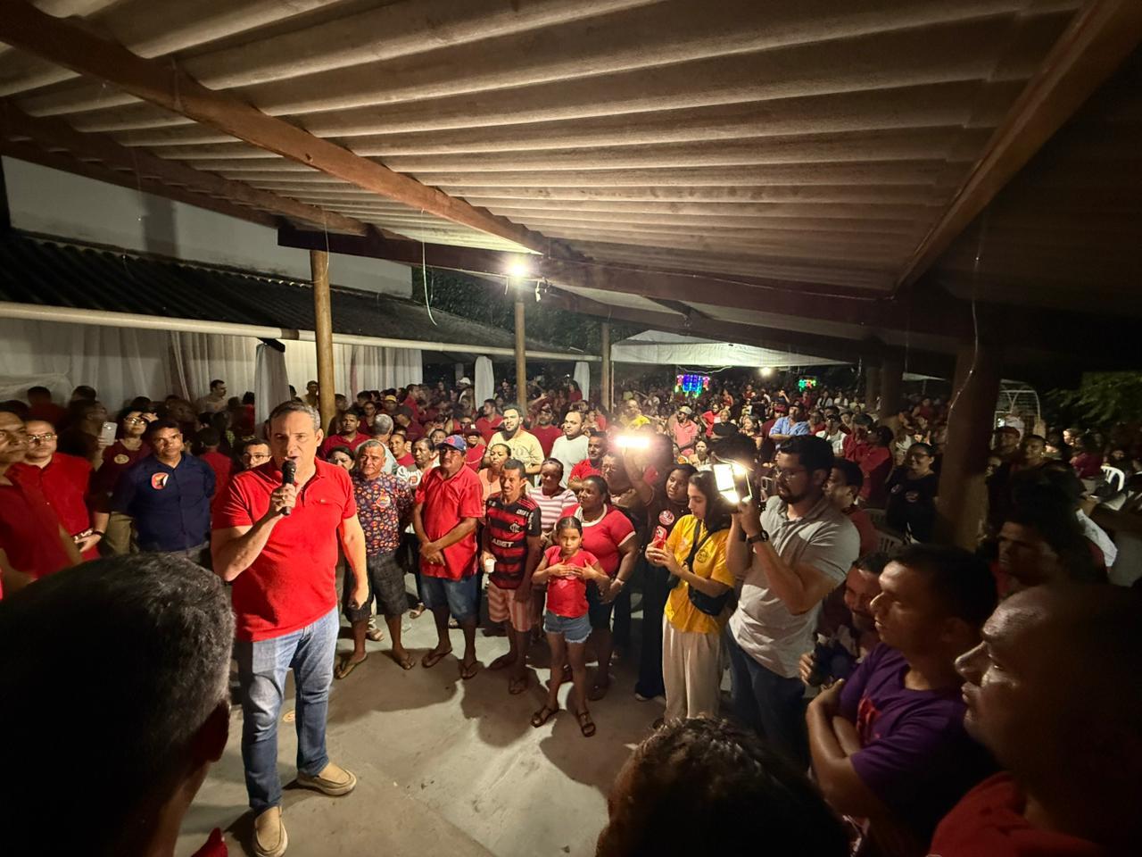 Cadu de Lula é recebido por mais de mil pessoas em evento na cidade de Canguaretama