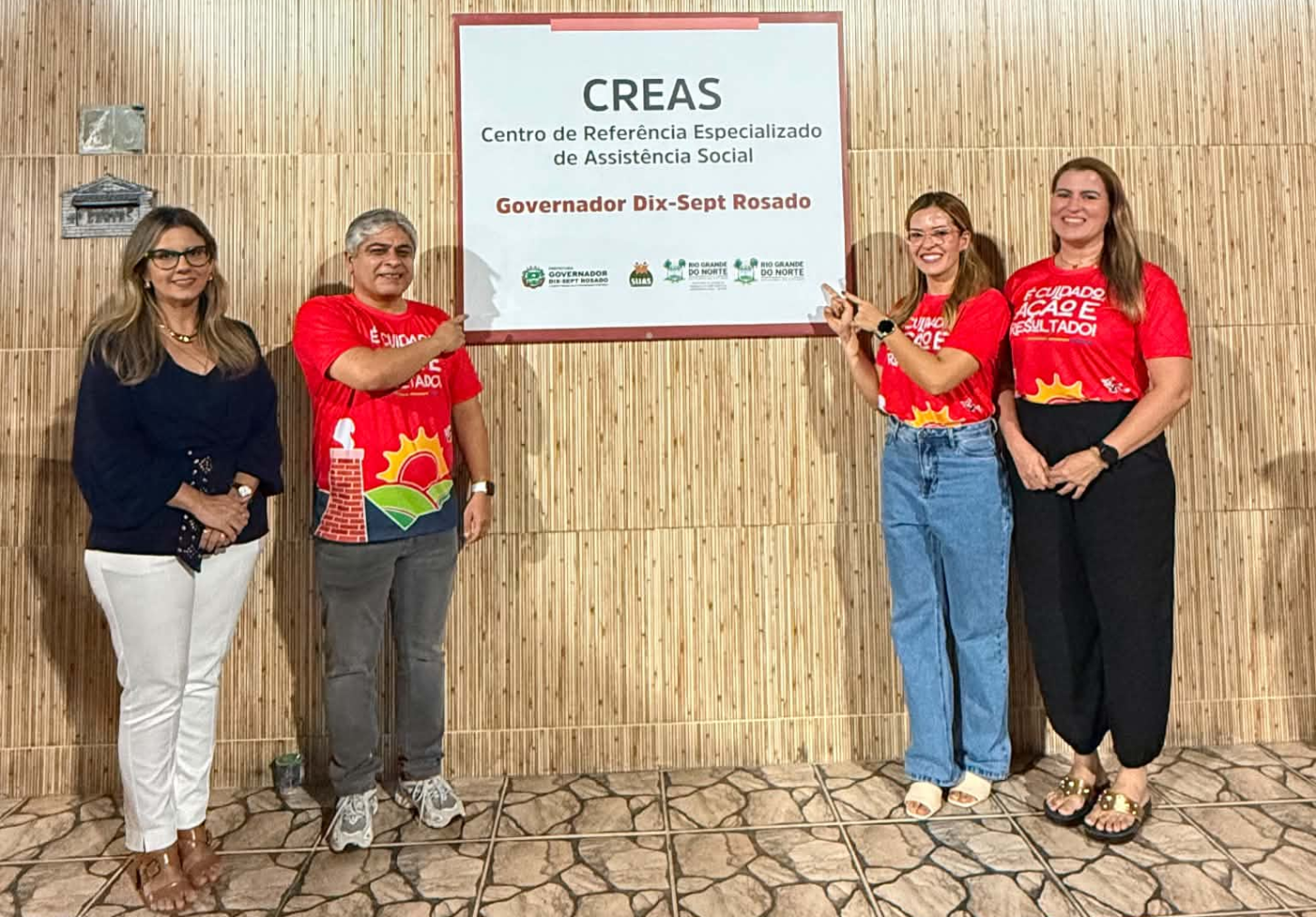 Inauguração do CREAS fortalece rede de proteção social em Governador Dix-Sept Rosado