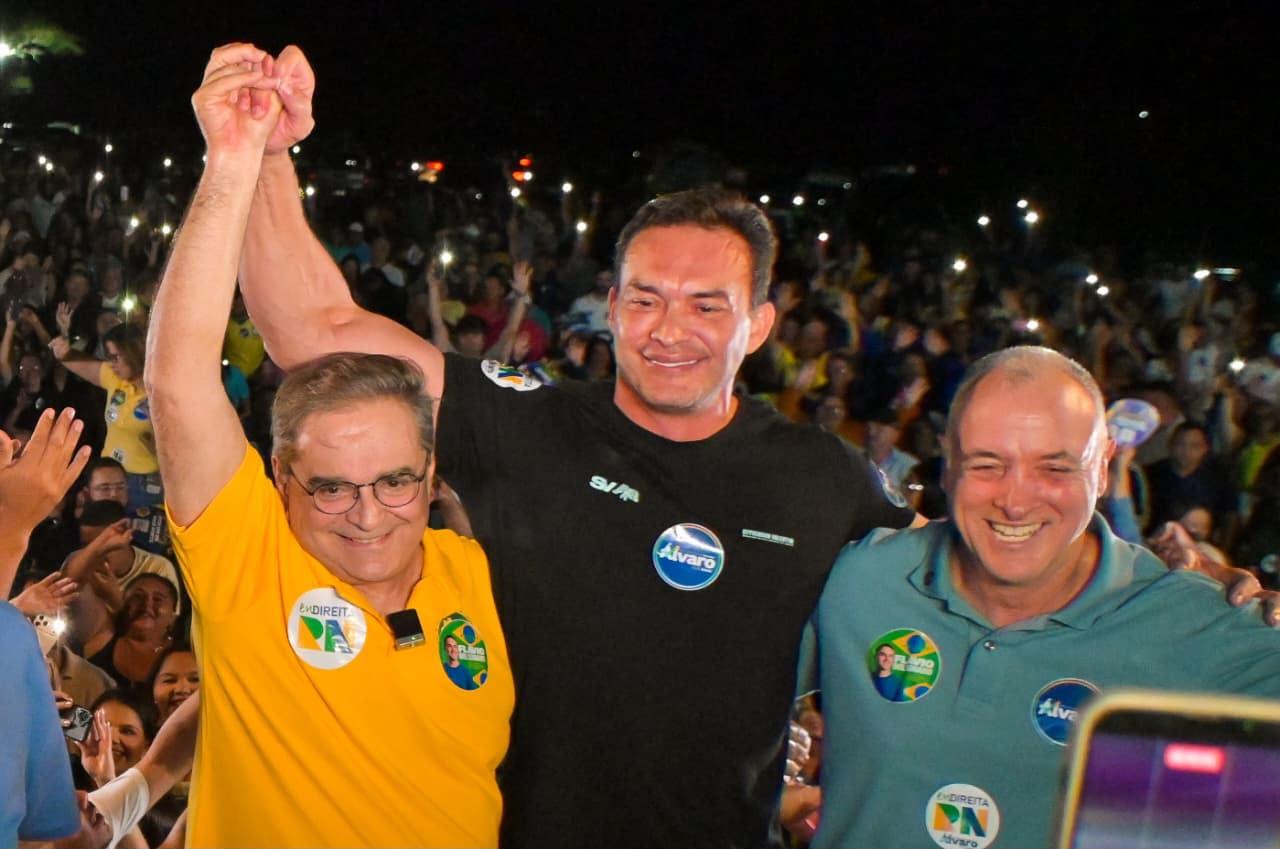 Multidão e expressiva presença de prefeitos marcam o Endireita RN na região Potengi com Álvaro Dias, em São Tomé