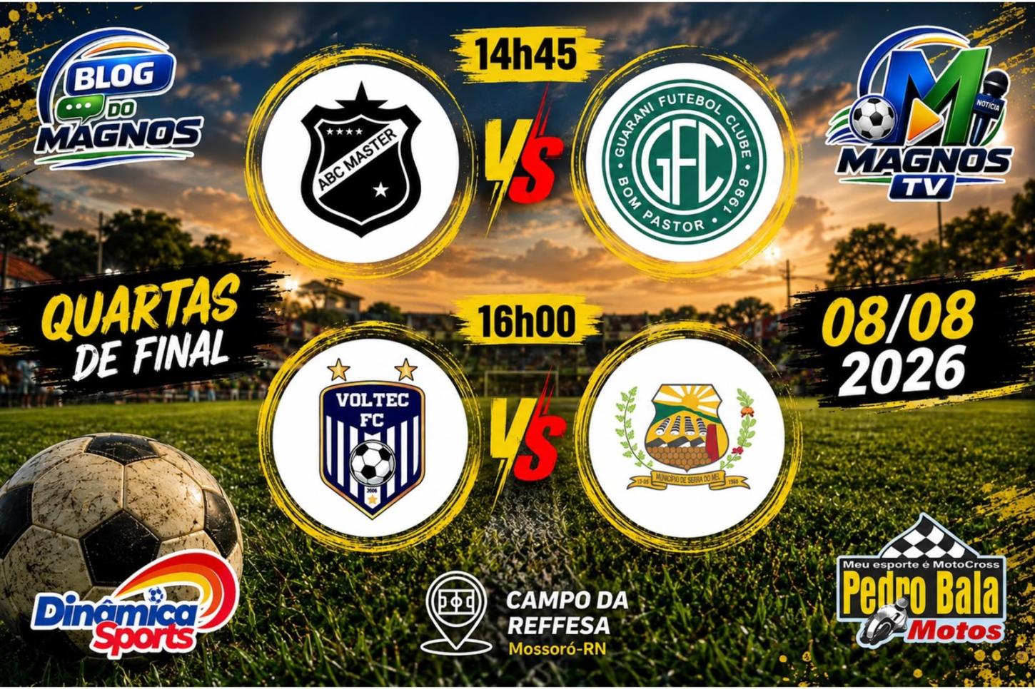 Últimos semifinalistas da Copa Dinâmica Sports Master serão definidos hoje