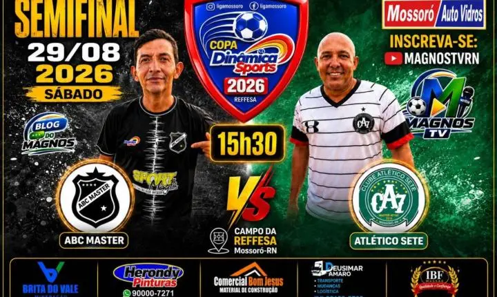 ABC e Atlético Sete decidem segunda vaga na final da Copa Dinâmica Sports Master neste sábado (29)