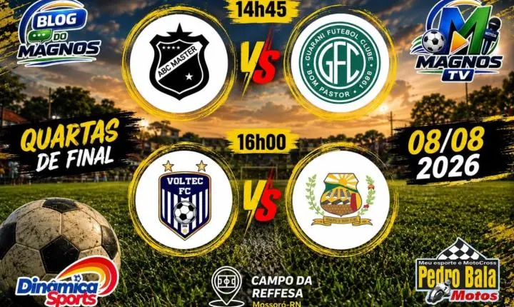 Últimos semifinalistas da Copa Dinâmica Sports Master serão definidos hoje
